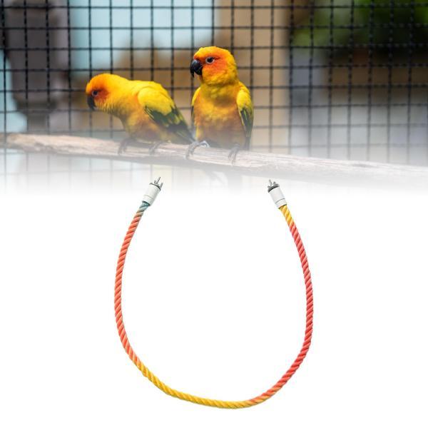 説明:[ペットの鳥の運動]: 鳥用ロープパーチは.オウムなどのペットの鳥が脚力やジャンプ力を鍛えるのに役立ちます.また.鳥用ロープパーチのおもちゃとしても最適です. [サポート]: オウムの綿ロープは自由に曲げることができ.さまざまな形に調...