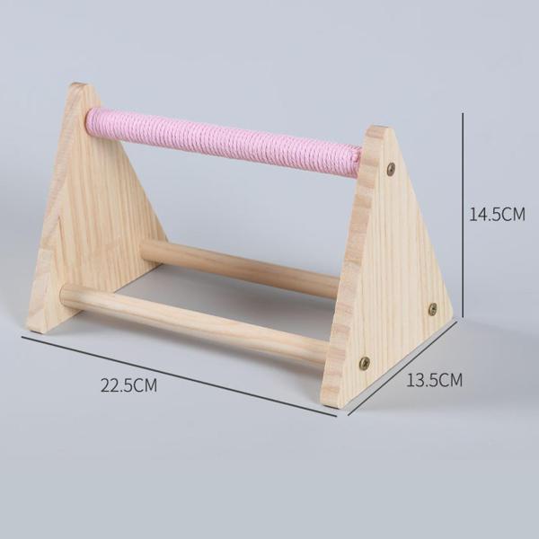 説明:[快適なデザイン]: 高品質の木材と綿ロープで作られたこの鳥の止まり木は.鳥の爪を傷つけることなく簡単に握れるように優れた摩擦バランスを提供します. [安定した三角形の構造]: 安定した三角形のデザインを特徴とするこの止まり木は.鳥の...