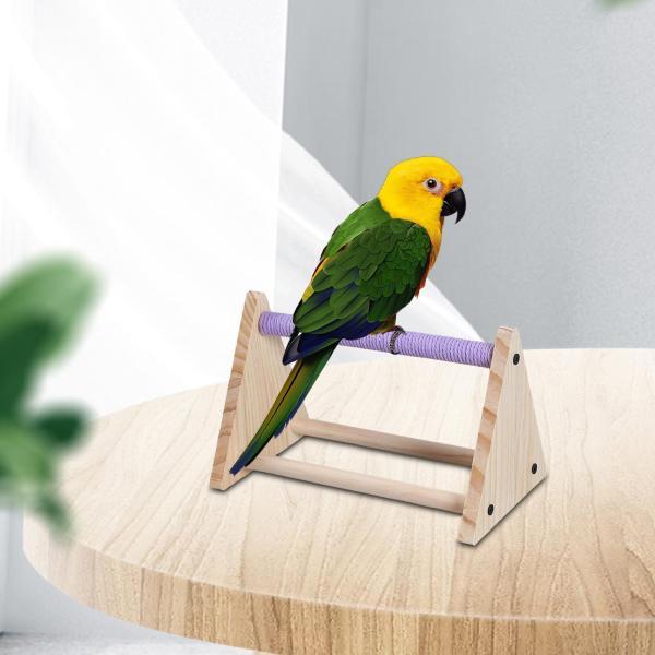 説明:[快適なデザイン]: 高品質の木材と綿ロープで作られたこの鳥の止まり木は.鳥の爪を傷つけることなく簡単に握れるように優れた摩擦バランスを提供します. [安定した三角形の構造]: 安定した三角形のデザインを特徴とするこの止まり木は.鳥の...