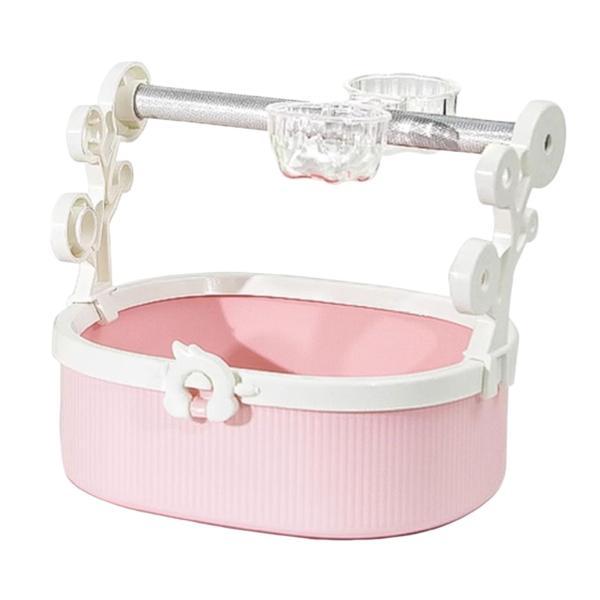 説明:[オウムのデスクトップスタンド]: このオウムのスタンドは楽しい交流のために設計されており.ペットが爪やくちばしの研磨.給餌.トレーニングなどのアクティビティに参加できます. [お手入れ簡単]: ゴミ袋を収納できる蓋付きの取り外し可能...