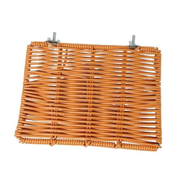 説明:[通気性のあるデザイン]: PEラタンで作られたこのオウムパーチは.通気性に優れ.鳥が快適に休めるプラットフォームを提供します.高密度に編み込まれているため.ペットの足が引っかかることがなく.快適なひとときを過ごせます. [頑丈な構造...