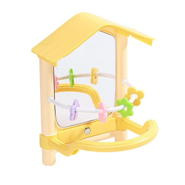 説明:[魅力的なデザイン]:バードミラーは.あなたの鳥かごを素敵な小さな小屋に変身させます.柔らかなマカロンの色合いと屋根のようなデザインが遊び心を添え.ケージを美しく実用的な遊び場へと変えます. [魅力的なエンターテイメント]: ペットバ...