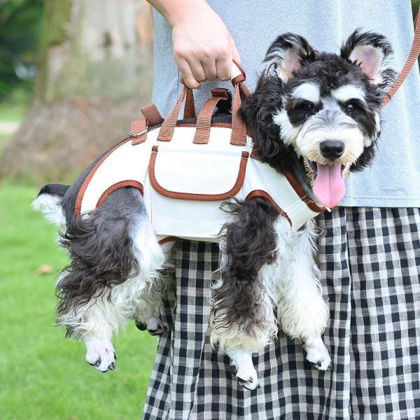 犬用キャリア 移動補助ベスト 軽量 リーシュ付き 犬用リフトハーネス S
