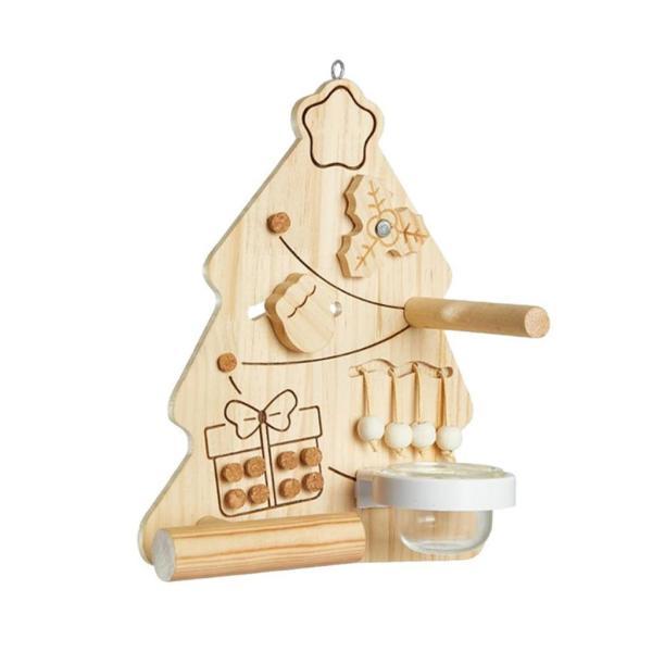 説明:[オールシーズン楽しめるエンターテイメントハブ]: クリスマスツリー型のおもちゃは.楽しいお祭り気分を盛り上げてくれるだけでなく.一年中鳥を楽しませるよう巧みに設計されています.オカメインコ.セキセイインコ.ラブバードなどの小型オウム...