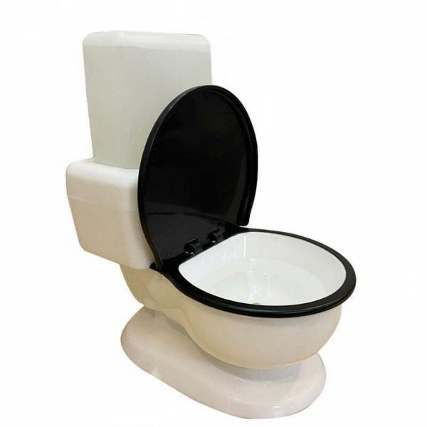 猫用給水器 トイレ風デザイン 無電源 自動給水 ペット給水器 小型犬用 給水ボウル 650mlボトル 頑丈プラスチック ペットウォーター 分解洗浄 室内飼育に適用