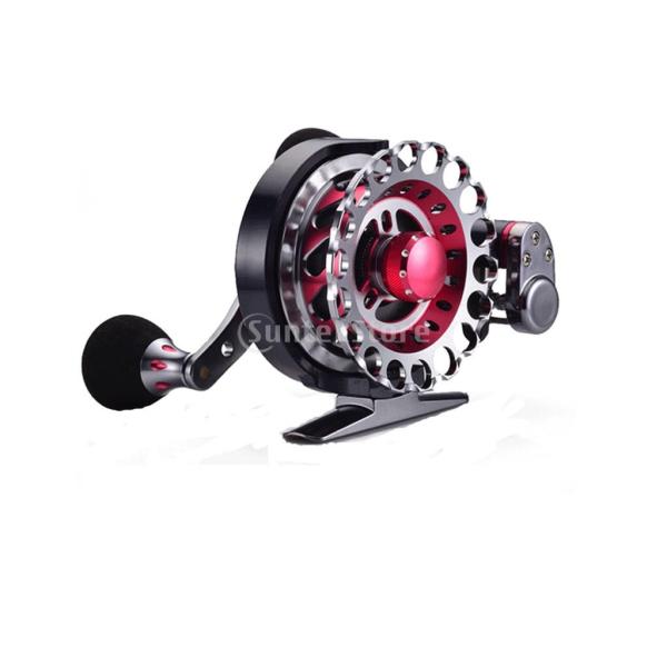 Flameer 釣りリール 右手 3#/ 100mライン 10 + 1BB ハンドル EVAノブ 高硬度歯車 ホイール グリップ 釣具 コントロールボタン付き