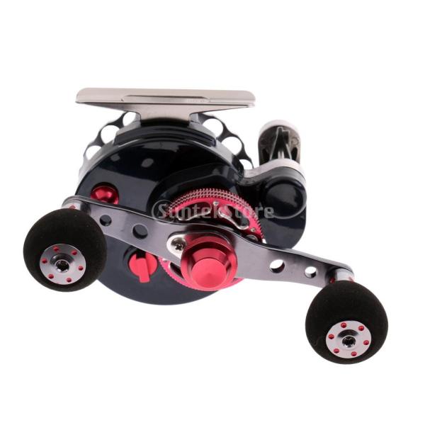 Flameer 釣りリール 右手 3#/ 100mライン 10 + 1BB ハンドル EVAノブ 高硬度歯車 ホイール グリップ 釣具 コントロールボタン付き