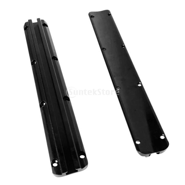 説明:その表面は、鋭利な工具で作られたスクラッチに対抗することができる。 カヤックアクセサリー - カヤック用カヌーの軽量合金レールフィッシュロッドホルダー、GPSホルダーなどの取り付けまたは接続に使用長さ：11.8 "（300mm） 幅：...