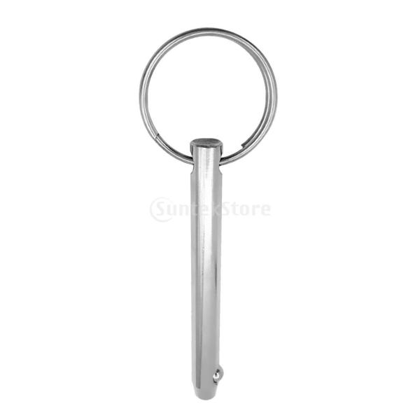 説明:ボート用クイックリリースピン、ビミニトップ、デッキヒンジ海洋グレード316ステンレス鋼構造塩水環境での優れた耐食性と耐久性ピンの先端にあるスプリング式ボールは、ピンを所定位置に保持する様々な造船で広く使用されています。 仕様:材質：3...