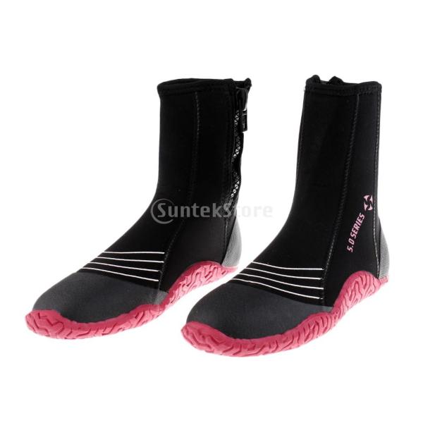 女性 5ミリメートル ネオプレン ジッパー ウェットスーツブーツ サーフィン ダイビングシューズ 全2色4サイズ ブラック 3 34 Buyee Buyee Japanese Proxy Service Buy From Japan Bot Online