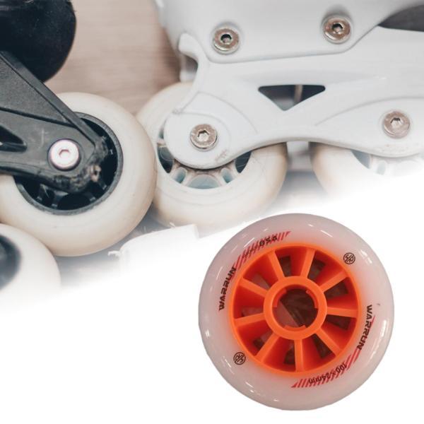 説明: 100％真新しく高品質耐摩耗PU製、高弾性、耐久性、軽量 85a、快適なスケートの経験パッケージ：1ピースホイールインラインスケート、レース、フリースタイル、スピード、ブレーキなどに使用できます。 仕様:材質：PU サイズ：100m...