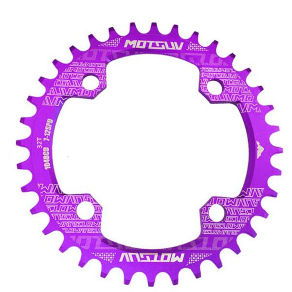 104BCDラウンドナローワイド30-38TチェーンリングMTBバイクチェーン