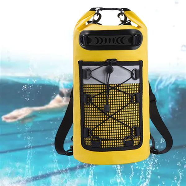 説明:[素材]: PVC製のこの防水ドライバッグは.優れた性能を発揮します.ラフティング.水泳.その他のアウトドアアドベンチャーなどのアクティビティ中.衣類.電子機器.その他の貴重品を完全にドライに保ちます. [たっぷり10L容量]: 直径...