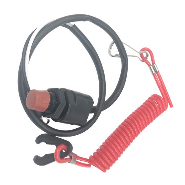 説明:海洋ボートの船外機エンジンは安全テザーコードで停止スイッチを止めます.船外機エンジンの電源/点火を遮断するために使用されます.安全なストラップはナイロン繊維によって強化され.引張強度は50kgより大きい.クリップオンスタイル.インスト...