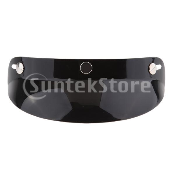 説明:ビンテージバイクヘルメットバイザー交換高品質、強化PCバイザー。UV光線保護高い引っかき抵抗性と耐摩耗性、透明な視界あなたのヘルメット、素晴らしいオートバイ部品の付属品のためのよい装飾サイズ：25 x 8 cm / 9.84 x 3....