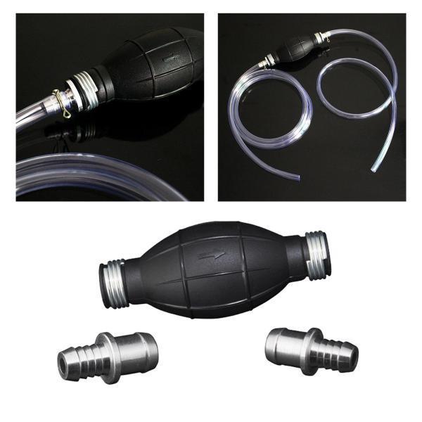 ガソリンサイフォンホースポンプ燃料ガス用の2xホースフィットのサイフォンハンドポンプ