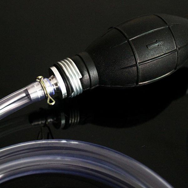 ガソリンサイフォンホースポンプ燃料ガス用の2xホースフィットのサイフォンハンドポンプ