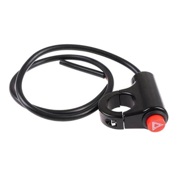 バイク用ハザードライトスイッチボタン 改造パーツ スタイルA