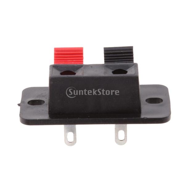 説明: - プッシュ式スピーカー端子台10個。 負荷の設計が簡単で使いやすい。  - このスプリング式端子台は、しっかりとした接続を保証し、ワイヤー接続を行います。  - 所在地：2ウェイ;材質：プラスチック、金属タイプ：プッシュリリースタ...