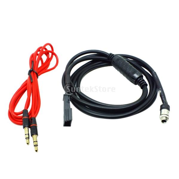 メスAUXオーディオアダプタケーブル カー オーディオ AUXアダプタケーブル BMW BM54 E39 E E38 E53 X 5 IPod  MP3に適用