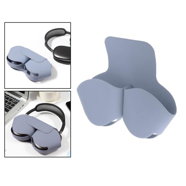 AirPodsMaxヘッドフォンヘッドセットケーススキンパープル用シリコン