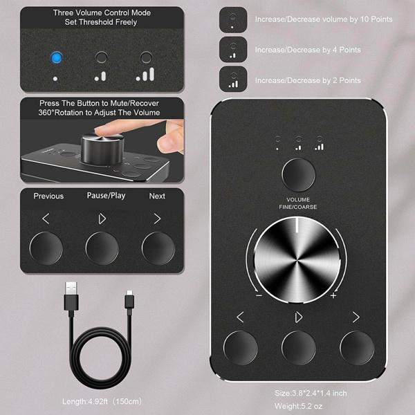 仕様:材質:アルミニウム合金インターフェース:USBケーブル長:150cm / 4.9ftモード:3つのモード(X2 X4 X10)特徴:ワンキーミュート.ドライブフリー.滑り止め.プラグアンドプレイWin10 / 8/7/Macをサポート...