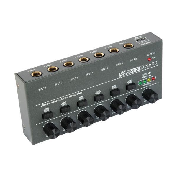 DJミキサーポータブル　オーディオミキサー　Bluetooth パーティスタジオ オーディオ ミキサー ポータブル サウンド 6 ステレオ USB