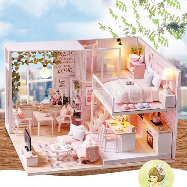 1 24 Diyミニチュアドールハウスキット家具モデル 静音キッズギフト Stkショップ 通販 Yahoo ショッピング