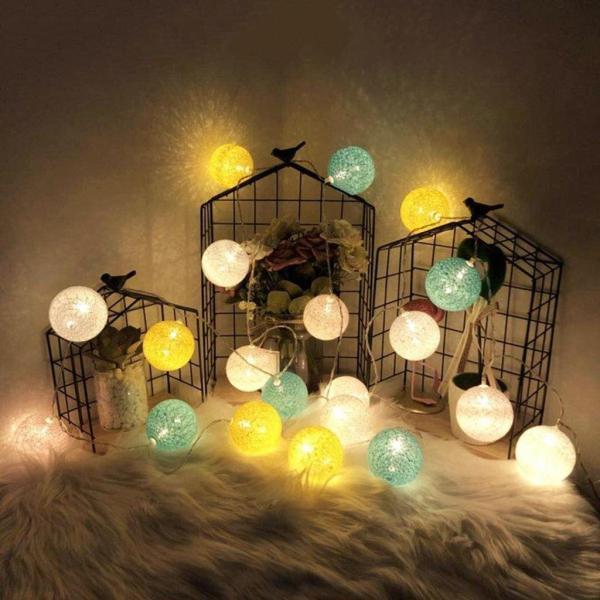 説明:3メートルの綿糸ボール20個のLEDストリングライトが.お部屋の雰囲気をスタイリッシュで面白いものにします.明るい色温度:.最大50000時間の寿命.単三電池3本(別売)またはUSB電源で動作します.DIYのニーズに合わせて.曲げたり...