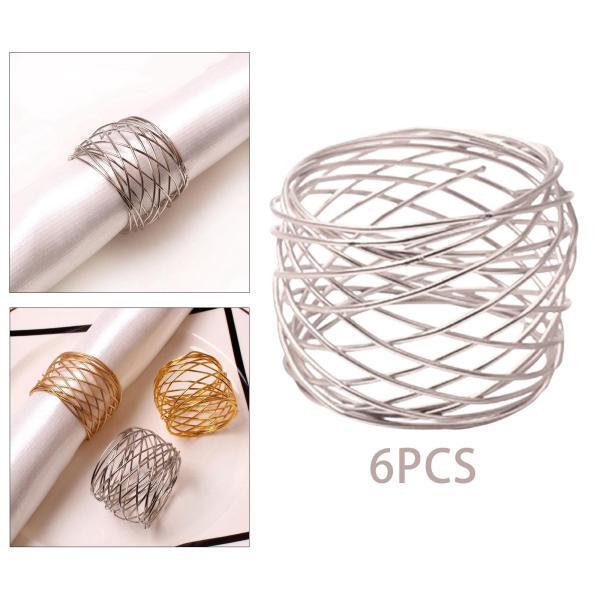 説明:パッケージに含まれるもの:6 *メタルメッシュワイヤーナプキンリング.このパーティーナプキンリングは.再利用可能で.安価で.耐久性があります.耐久性のあるナプキンバックル:これらのナプキンリングホルダーは.複数の用途に耐える耐久性のあ...