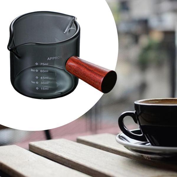 説明:耐久性のある素材:このダブルスパウトコーヒーカップは.高品質のホウケイ酸ガラスでできており.ハンドルは木製です.ガラスは硬度が高く.硬く.丈夫です.壊れやすく.長時間使用できるので心配いりません.実用的なダブルアウトレットデザイン:こ...