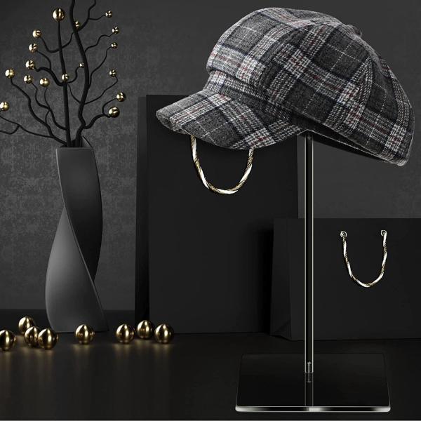 説明:フィットサイズ: 帽子オーガナイザーの高さは約. 30cm/11.81インチ.ほとんどの帽子に適しています.丈夫な素材: この帽子ディスプレイスタンドは高品質のアクリル製で.台座とライザーは安定して固定されており.帽子をしっかりと保持...