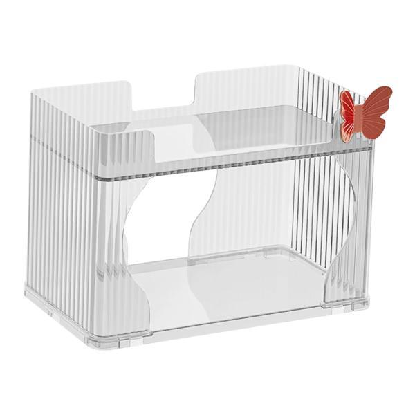 説明:カップ収納ラック:二層ウォーターカップ収納ラック.大容量.ウォーターカップ.ガラスカップ.セラミックカップ.やかんなどを収納できます.ウォーターカップ収納ボックス:高品質の透明なPETG素材を使用しており.防水防塵.厚くて耐久性があり...