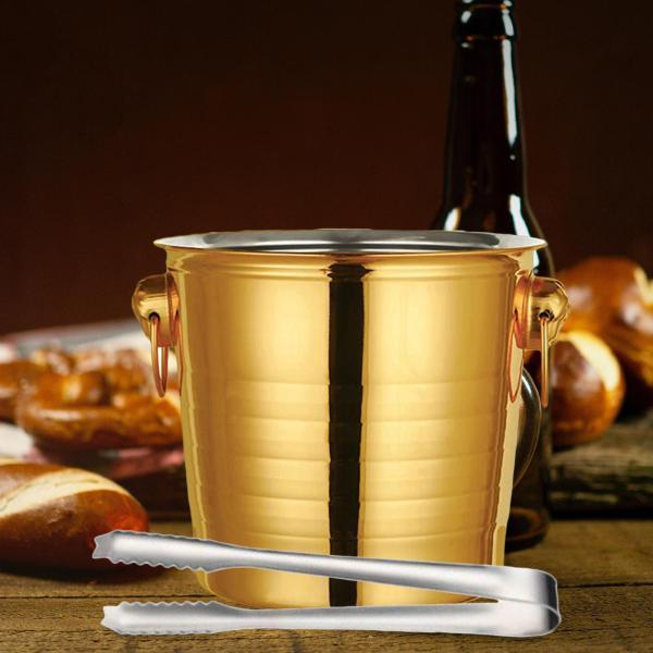 説明:ステンレス製のアイスバケツ: このアイスバケツにはたくさんの氷が入ります.バーで飲み物を冷やすことができます.裏庭でのバーベキューやパーティーに最適です.強くて丈夫:ステンレス製のアイスバケツ.高品質の断熱材.防錆.耐久性.研究.簡単...