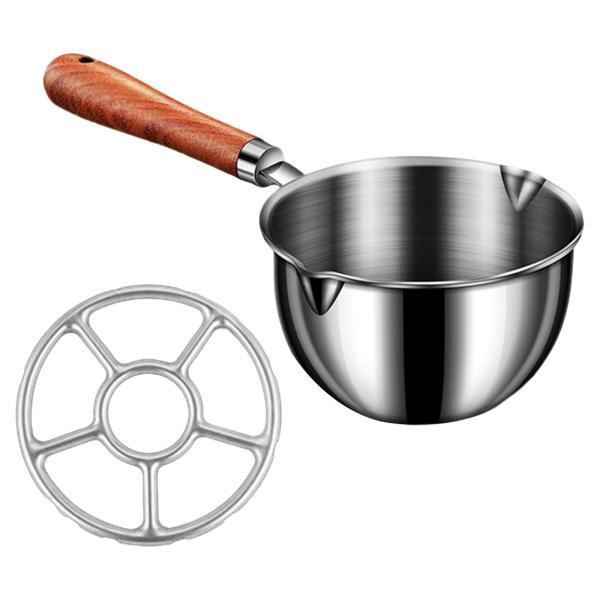 説明:[素材]ソースパンポットは厚みのあるステンレスを採用し.丈夫で長くご愛用いただけます.快適なハンドル:オイルスプラッシュポットには木製のハンドルが付いており.触り心地が良く.火傷を防ぎ.持ちやすいです.[ダブル注ぎ口設計]バターのるつ...