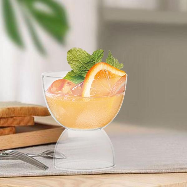 説明:ボウルの形のデザイン: 足付きのアイスクリームカップはボウルのような形をしており.幅広で丸みのある重いベースが.より楽しくエキサイティングなデザート体験を提供します.このカップは.デザート.アイスクリーム.カクテル.ジュース.アイスウ...