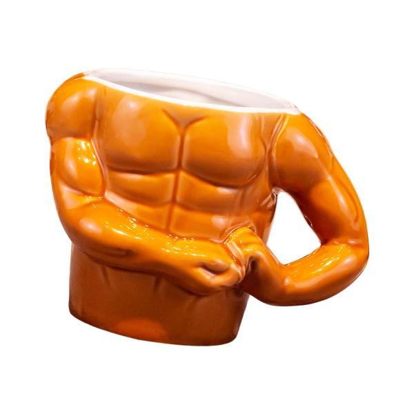 説明:マッスルバストマグ: このマグは大容量 (401-500ml) で.絶妙なデザインで.シャベル型のスプーン (お好みで) が付属しており.デスクをユニークで忘れられないものにします.丁寧な作りと品質: このコーヒーマグは最高品質のセラ...