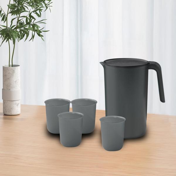 説明:[大容量] 2.5 ウォーター ピッチャー.4 カップ.日本スタイルの冷水ジャグは.毎日の使用やおもてなしのゲストに最適です.[耐熱] 高品質の耐熱プラスチック素材で作られた2.5Lピッチャー.この冷水ジャグは-20°Cから100°C...