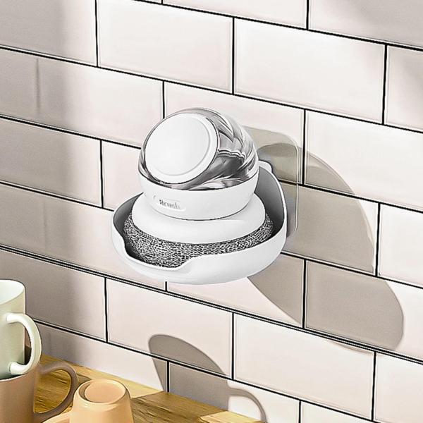 説明:[便利なキッチン用品]手のひらサイズのソープディスペンシングブラシは.鍋.ポット.皿.シンク.コンロ.キッチン用品.鋳鉄.カウンタートップなどの掃除に使用します.手を液体に直接触れないよう保護し.手の皮膚を傷つけません.[液体リザーバ...