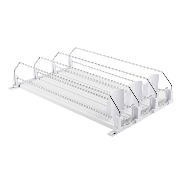 説明:[飲料プッシャー]ドリンクオーガナイザープッシャーは傾ける必要がなく.自己補充が可能で.スーパーマーケット.食料品店.家族やパーティーの機会に適しています.[コンポーネント]冷蔵庫用缶ディスペンサーは.前後の固定バー.プッシャー.セパ...