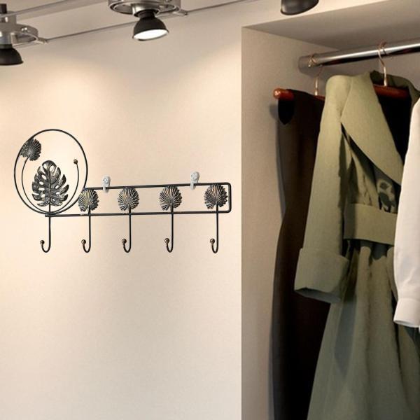 説明:[素材]: コートラック壁掛け用鉄製.壁掛けフックラック.シンプルでエレガントなデザイン.[モダンでスタイリッシュなデザイン]:モダンな壁フローティングコートフックラックは非常に省スペースで丈夫で.装飾的な形状のコートフック.アイテム...