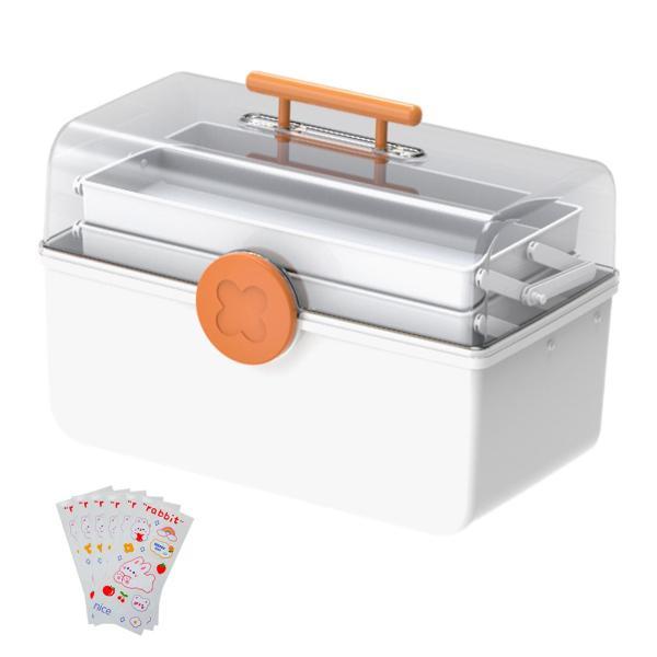 説明:[丈夫な素材]: 救急箱は強度の高い丈夫なPPで作られており.ほこりや湿気からアイテムを保護します. [3層設計]: ポータブル救急箱は.各層にさまざまなものを保管し.箱を整理し.必要なアイテムを簡単に見つけることができます (小さい...