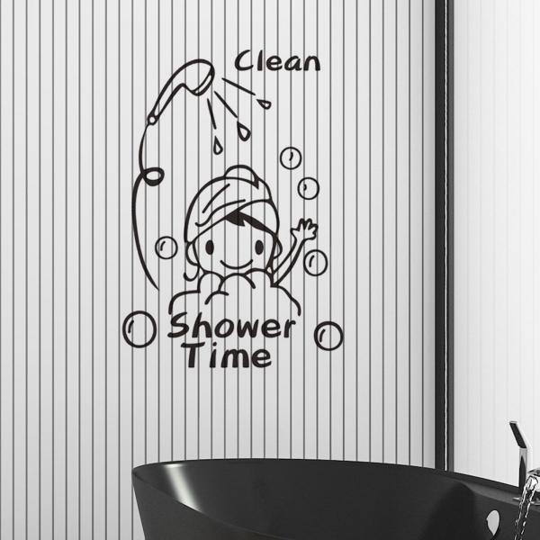 説明:[シャワー]: このシャワー ウォール ステッカーは.漫画の女の子をテーマにしたバスルーム ウォール ステッカーで.バスルームに楽しさを加えることができます. [素材]: バスルームのウォールステッカーは防水PVC製で.剥がれにくく....
