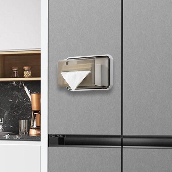 説明:取り付け簡単: この磁気ティッシュボックスは.家のどこにでも簡単に設置できます.冷蔵庫のドアやキッチンなどの金属面に取り付けるだけです.サイズ: 25.7cm x 9.5cm x 15.3cm のこのティッシュボックスは.コンパクトで...