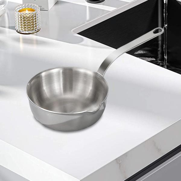 説明:[食品グレードのステンレススチール]: ミルクパンはステンレススチール素材で作られており.熱伝導が速く.効率的に調理できます. [あらゆるコンロに適しています]: 吊り下げリング付きのハンドル付き調理鍋.収納簡単.表面ノンスティックパ...