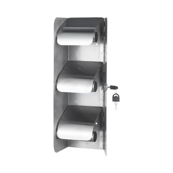 説明:[便利で省スペース]: このステンレススチール製のペーパータオルホルダーは.高品質でシンプルでありながらエレガント.省スペース.そして強力な耐荷重性を備えたミニマリストデザインが特徴です. [素材]:ティッシュホルダーは304ステンレ...
