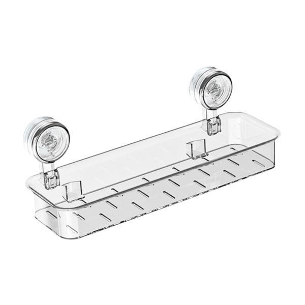 説明:[モダンなデザイン]: バスルーム収納バスケットは底に排水穴があり.透明なクリアデザインで.シンプルでファッショナブルです. [素材]: シャワーシェルフ吸盤はPET.PP.ステンレススチール素材で作られており.軽量で長時間使用できま...