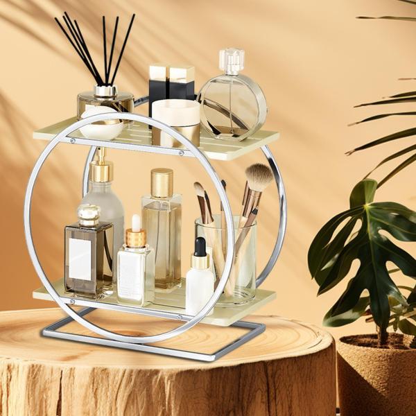 説明:[多用途デザイン]: このメイクアップオーガナイザーは.リビングルーム.キッチン.バスルーム.トイレなど.様々なシーンで活躍します.洗面用具.化粧品.スパイスボトルなどを収納でき.多様な収納ニーズに対応します. [十分な収納力]: 段...