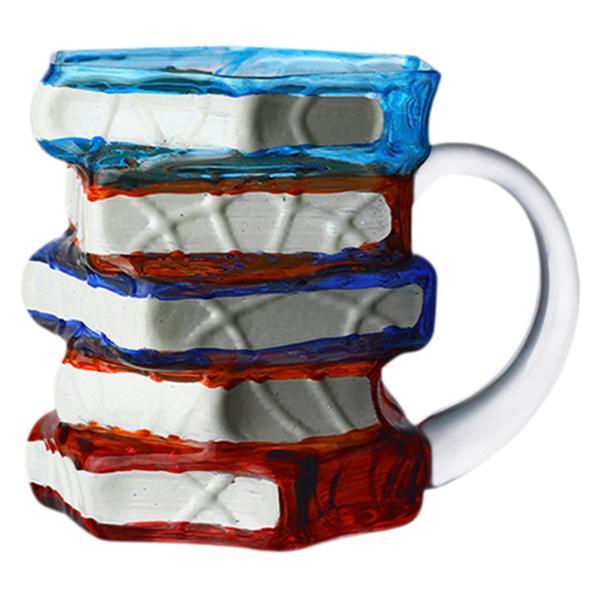 ブックスタックコーヒーカップ 読書家や文学愛好家のためのノベルティ