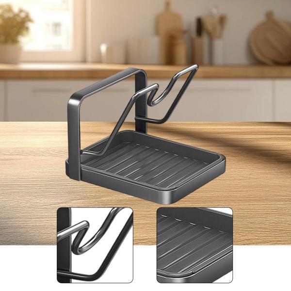 説明:[省スペース]コンパクトなキッチンカウンタートップオーガナイザーは.鍋の蓋.まな板.スプーン.調理器具を効率的に整理し.貴重なカウンタートップスペースを解放して乱雑さを減らし.調理効率を高めます. [耐久性]鍋蓋収納ラックは.高品質の...